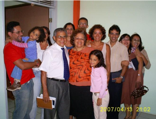 Pr Deusdedit Romão Fonseca e família